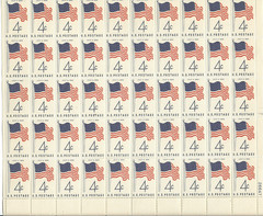Scott #1153….4 Cent… Flag…Sheet of 50