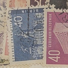 Germany Postage Stamps Berlin Mixed Denominations Used Multi-Color Lot