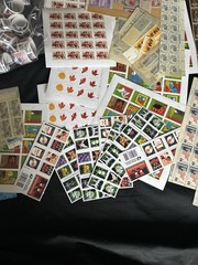 huge lot of US stamps discount postage Face Value FV $600+ xmas flowers sheets