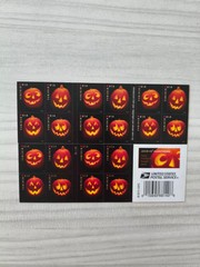 HALLOWEEN JACK-O’-LANTERNS/Collection – A total of 100 stamps