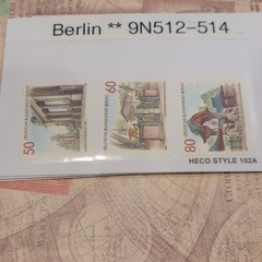 Germany Berlin Postage Stamps Mint Never Hinged MNH 50 60 80 1986 Multi-Color