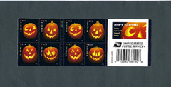 US Scott #5140b Halloween booklet pane of 20 MNH P#B11111