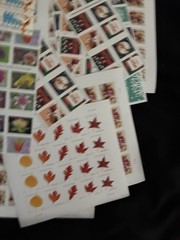 huge lot of US stamps discount postage Face Value FV $600+ xmas flowers sheets