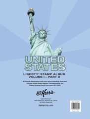 Stamp Album PAGES US Liberty 1 Vol I Part D 2017 – 2022 New By HE Harris
