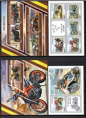 MOTORCYCLES bikes collection Pt. 2 – 45 s/s issued 2017-2018 MNH #CNA412