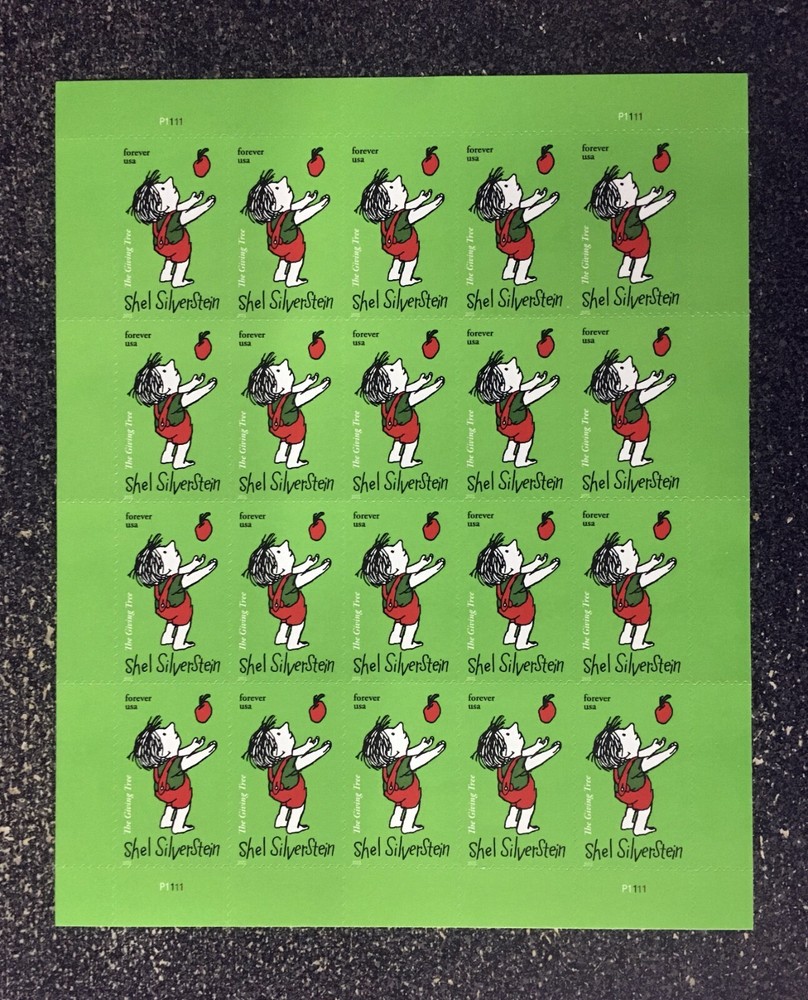 2022USA #5683 Forever Shel Silverstein – Sheet of 20 mint postage