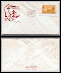US FDC # 997 3c California HF seller 1950, 9p7073