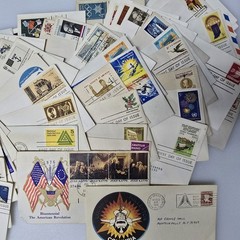 First Day of Issue Lot of 20 Commemorative Stamped Envelopes Vintage 1999 2000
