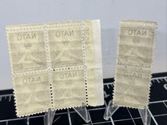 3 Cent – NATO Block / 4 stamp set + 2 stamp set – 1950s MNG