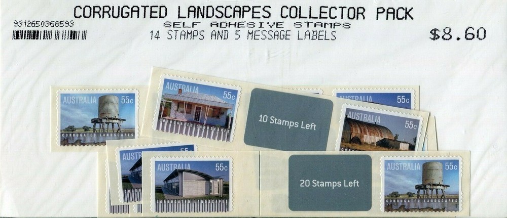 2009 Corrugated Landscapes – Peel & Stick Collectors Pack