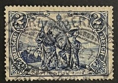 Travelstamps; Germany Stamps Scott #93 – Union of North & South Used Handstamped