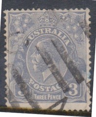 (K220-232) 1926 AU 3d blue KGV (XIK)