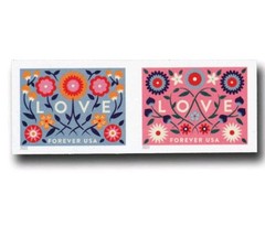 FOREVER “LOVE” 40 Stamps 2 Sheets Wedding 💜 Anniversary