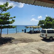 Pool waterfall with Majestic Taxi and Tours in Dominica